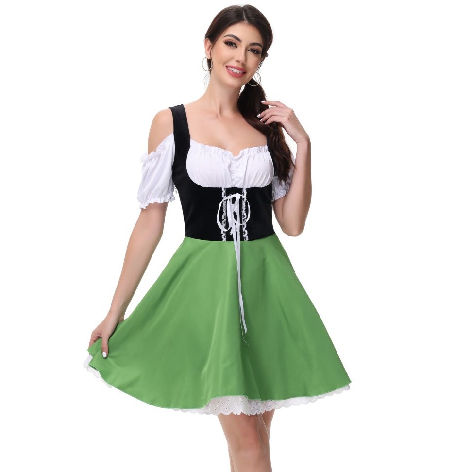 Женское немецкое платье Dirndl для баварского октоберфеста Карнавал Девичья платье